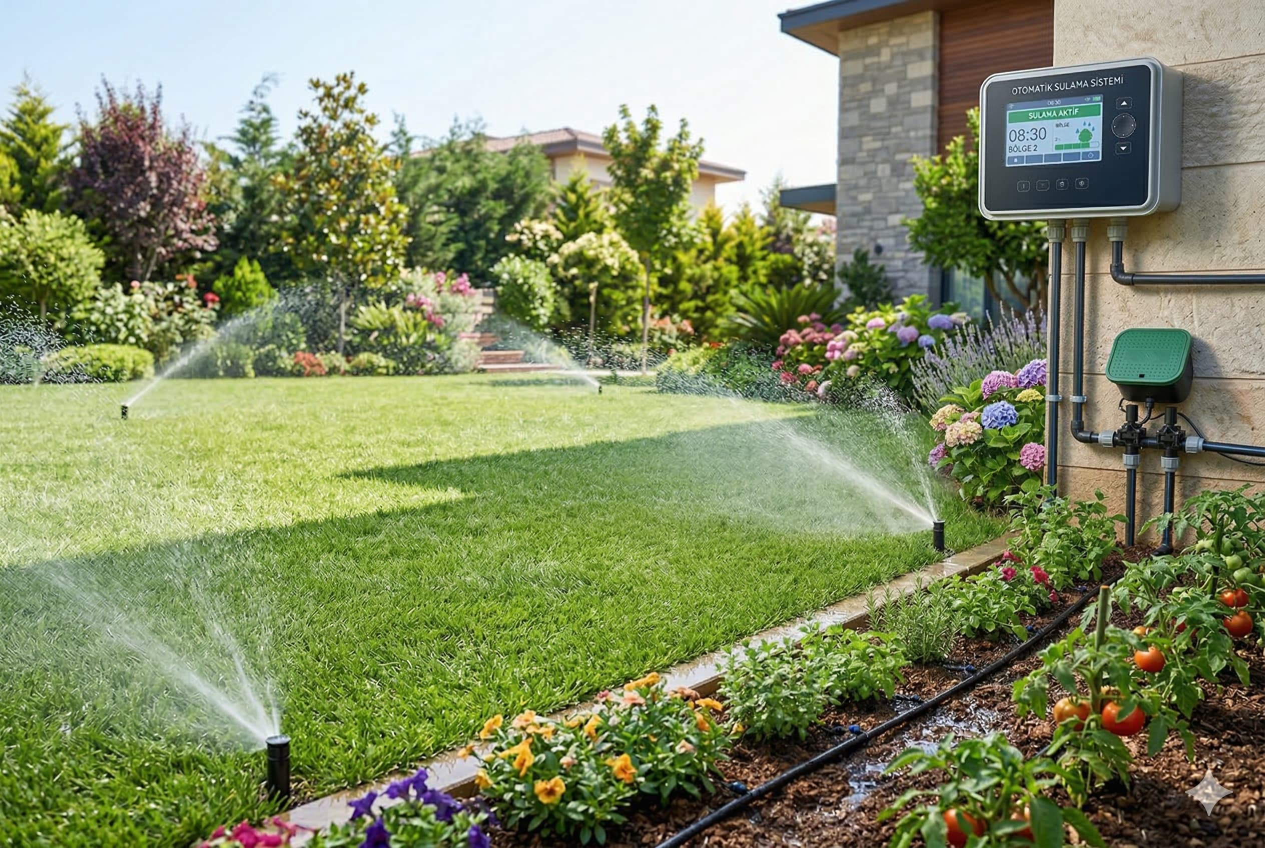 Avcılar çim sulama sistemi